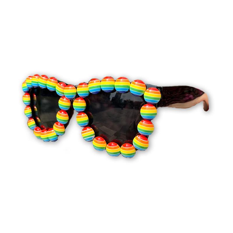 Candy Color Male And Female King Bar Party Decoration Glasses Thai Bangkok Songkran Festival Sunglasses Exaggerated