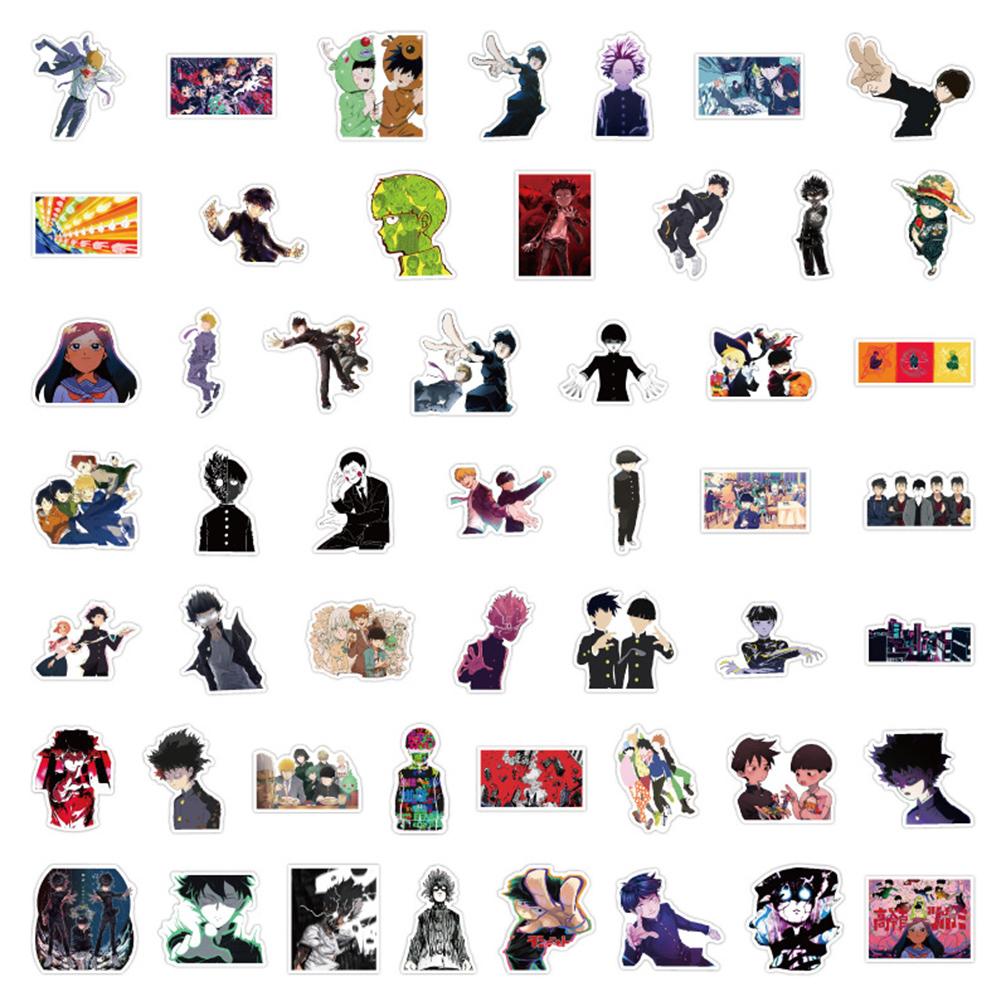10/30/50/100pcs Classic Anime Mob Psycho 100 Stickers Funny Cartoon Decal Decoration DIY Diary Notebook Luggage Cool Sticker Toy