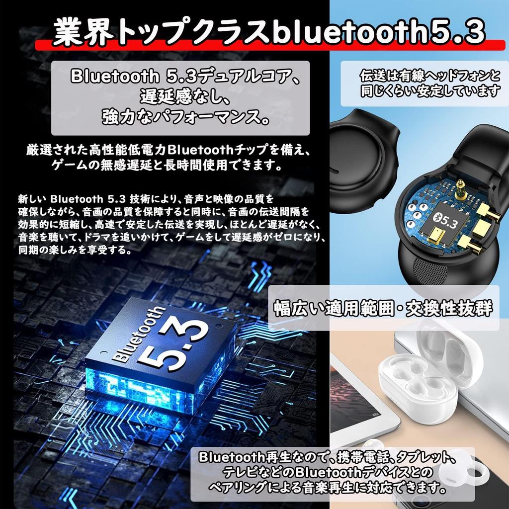 Air Conduction Bluetooth Wireless Ear Cuff Earbuds with Open LED No Ear Automatic Instant Single or Separate Left and ENC Noise PX7 Perfect Gift for