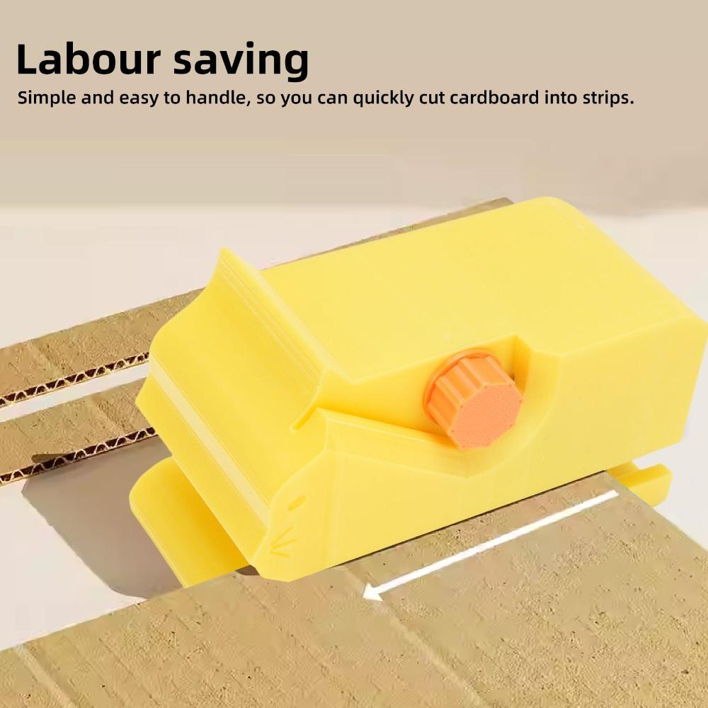 Portable Cardboard Cutter Tool Yellow Cardboard Strip Cutter  DIY Cat Scratchers жёлтый