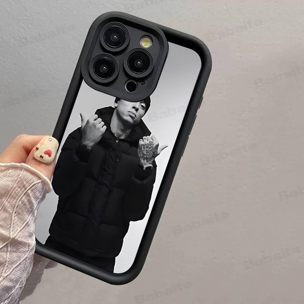 Beliebter C-Central Sänger C-Cee Musik Für IPhone 17 Pro Max 16 15 14 13 12 11 Plus Schwarze Weiche Handyhülle