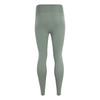 Adidas Optime Essentials Power Logo Tight Comfortable Quick-Dry Three-Quarter Sports Pants Women Pants Silver Gray Green KA8590