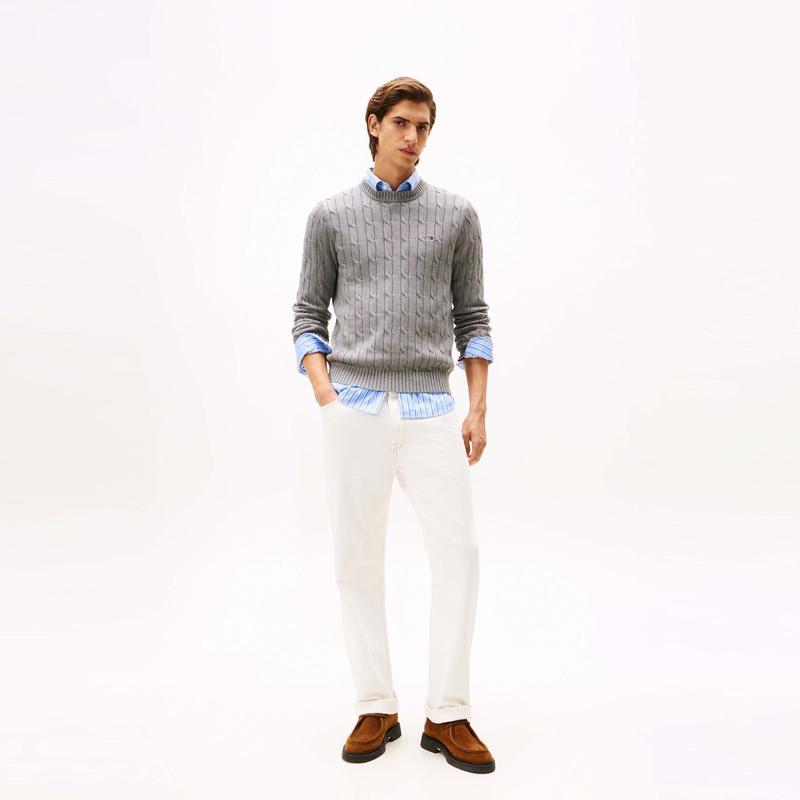 Tommy Hilfiger Knitwear Men's Crew Neck Moderate Straight Fit 78J7706