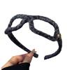2024 Leopard Print Plush Glasses Headband: Women's High Fashion, Versatile Autumn/Winter Hair Accessory