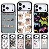 Cute French Bulldog Yoga Phone Case for iPhone 17 16 15 14 13 Pro Max Back Cover for 12 11 Pro Coque
