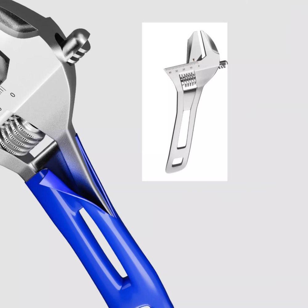 Ergonomic Design Adjustable Wrench Multi-Function Large Opening Wrench  Repair Tool