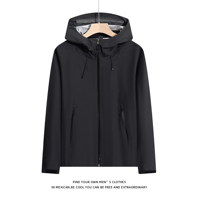 

Unisex 2026 Breathable Hooded Windbreaker with Mesh Lining - Thin, Non-Detachable, Single Layer Design M
