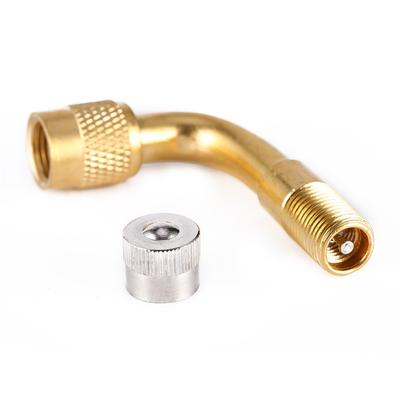 Prolunga Valvola Pneumatico Aria Adattatore Ottone 90 Gradi Estensore Stelo Pneumatico Auto