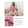 [RENPAI] Women's Pajamas, Summer Room Wear, 100% Cotton, Short Sleeves, Loungewear, Sleepwear, Summer Pajamas, Top and Bottom Set, Open Front, Loose,
