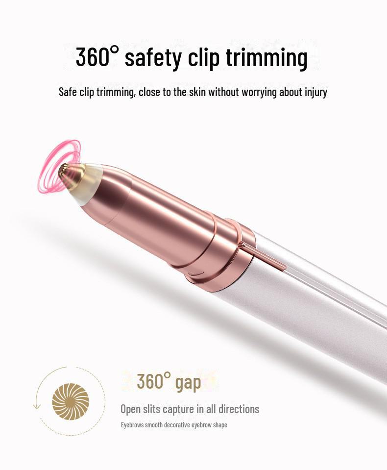 Multi-Purpose Electric Eyebrow Trimmer: Automatic Hair Removal Tool & Beauty Shaver for Ladies