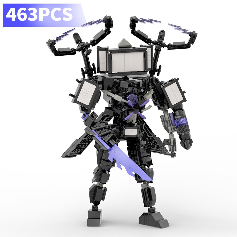 New Skibidis Toileted Giant Titan TVman Upgrade Speakerman Building Blocks Figure Model Toys for Ideas Birthday Gifts