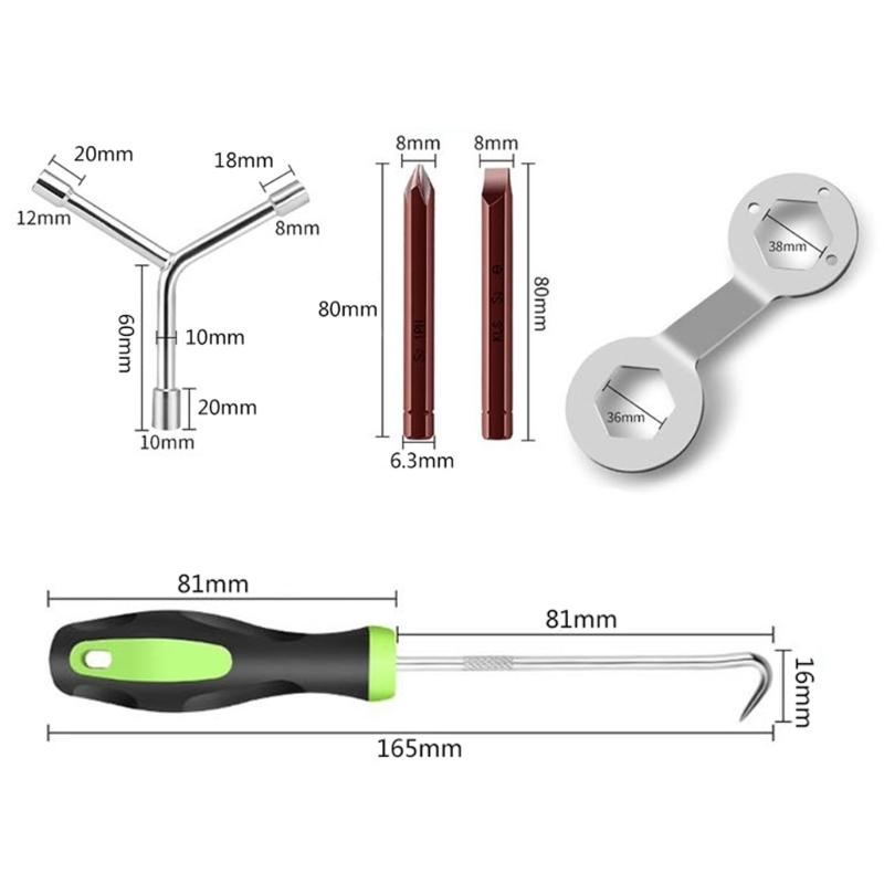 Washing Machines Wrench Screw Nut Disassembly Tool Washing Machines Nut Spanners Wrench Socket Washing Machines