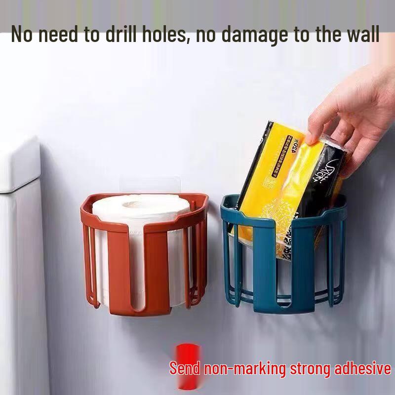 LIEI No-Drill Multifunctional Toilet Paper Holder