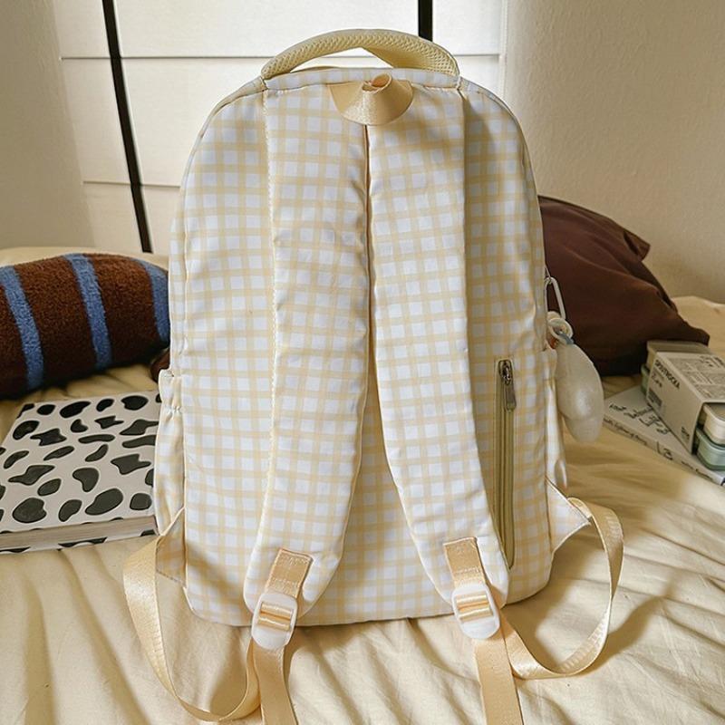 High-value, fresh and sweet, two-dimensional girl, high school student, large-capacity backpack.