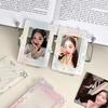 Photo Holder Card Display Stand Card Sleeve Photocard Frame Sweet 3inch Acrylic Star Desktop Decor Photo Protection Cute Korean