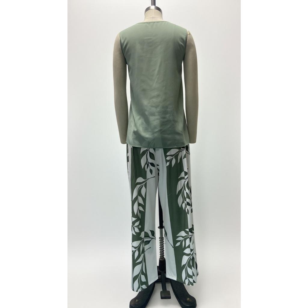 Novedades de Primavera y Verano, Conjuntos Casuales, Estampados de Moda, Ropa de Mujer sin Mangas, Chalecos de Doble Capa, Colores Lisos, Conjuntos Estampados