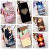 For Samsung A90 5G A908B A908N A9080 Cover For Samsung Galaxy A90 5G Case Luxury Butterfly Love Fashion Flower Cool Lion Painted