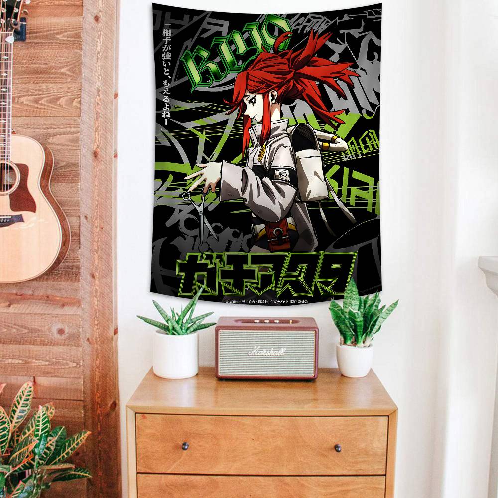 Japanese Supernatural Combat Anime GGachiakuta Tapestry Art Printing Art Science Fiction Room Home Decor Home Decor