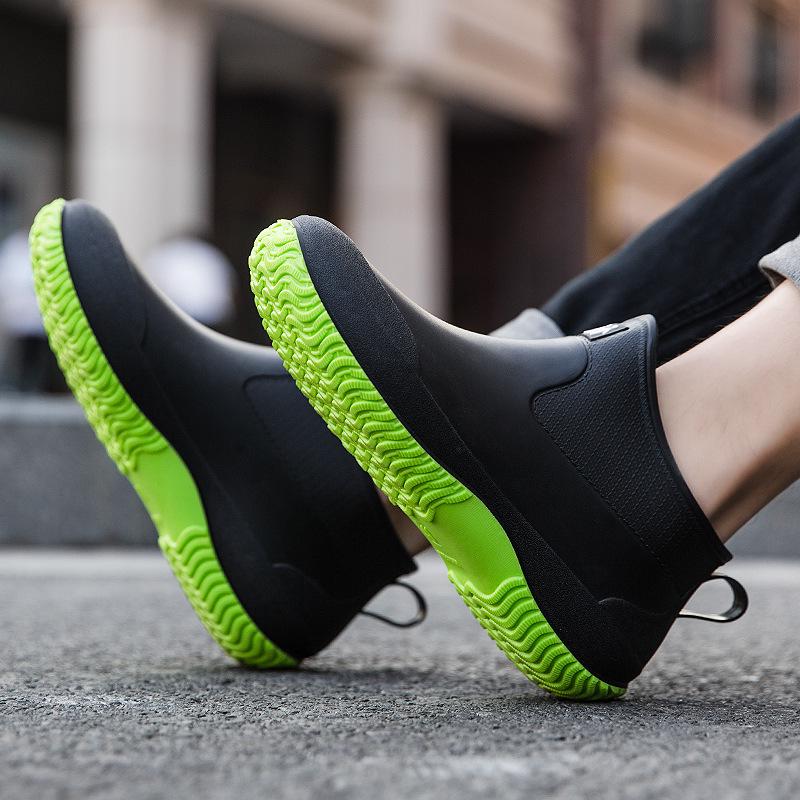Cross-Border Fashion 2024: Unisex Waterproof Lightweight Rubber Rain Boots