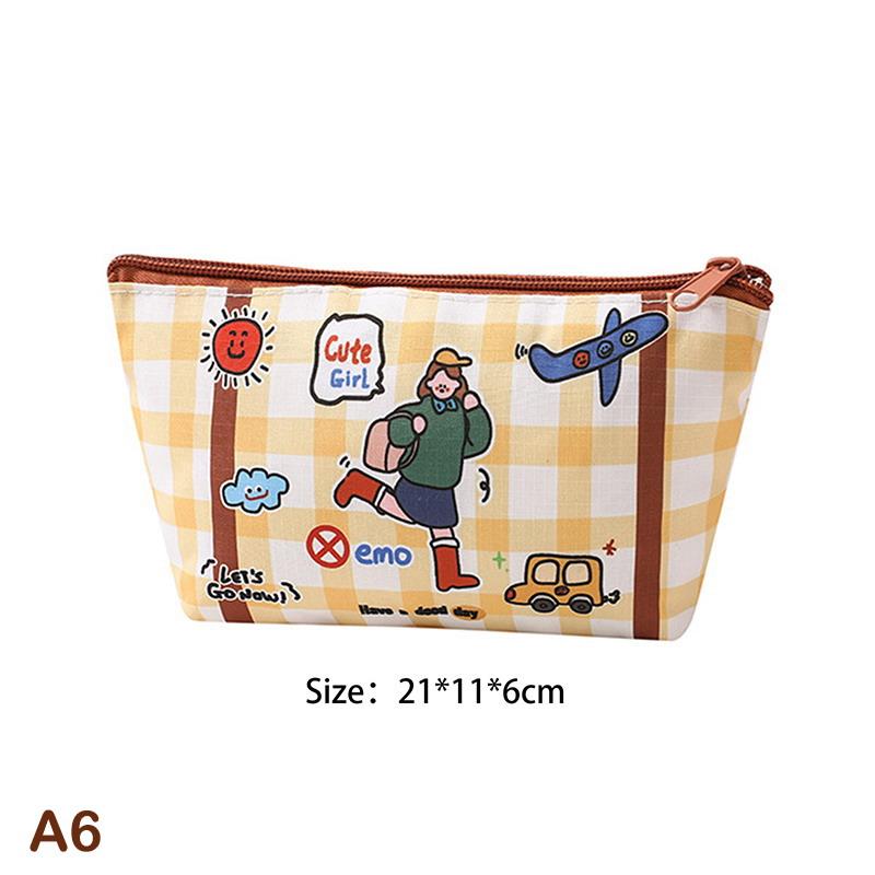 

Cute Zippered Travel Storage Bag Large Capacity Waterproof For Clothes, Underwear, Suitcases Clothing Classification Storage Bag