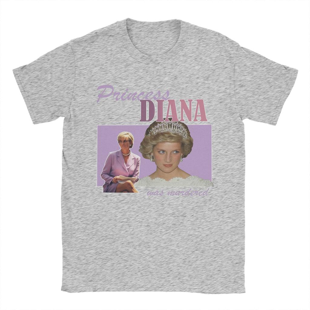 Hipster Princess Diana T-Shirts for Men Round Collar 100% Cotton T Shirts  Short Sleeve Tees Adult Clothing