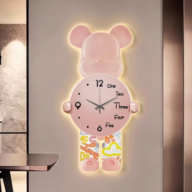 Wall Violentbear Clock Creativity Timepiece Living Decoration Room