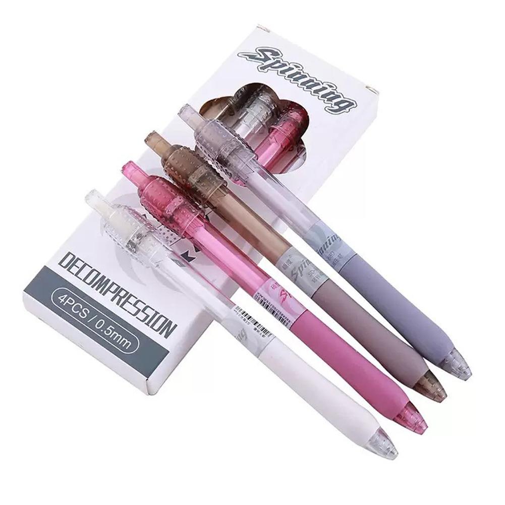 

4 Piece Lytwtw s Gel Pen Creative Press Decompression Office School Supplies Stationery Kawaii Gel Pens School Office Use