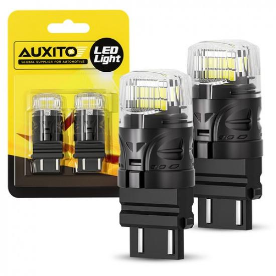 AUXITO 3156 3157 LED Brake Reverse Turn Signal DRL Light 6500K Bulbs Super White