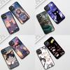 Cover for Xiaomi Redmi Note 12 11 10 A3 Pro 10A 10C 12C Note12 5G 4G Casing Phone Case Black Kitten Cat Eye Cute Anime