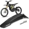 Electric Dirt Bike Front Fender Carbon Fiber Pattern Mudguard Protector for Surron Sur Ron Light Bee S X X260 X160 LBX Off Road Motorcycle
