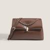 Simple Commuting Small Square Bag for Women 2024 New Vintage Underarm Bag Chain Handbag Casual Shoulder Crossbody Bag