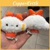 Cogimyun Cartoon Strawberry Plush Hanging Toy Keychain Accessories Backpack
