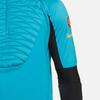 Nike Logo Print Crew Neck Long Sleeve T-Shirt Men Tops Blue DJ9914-472