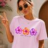 Hibiscus Shirt, Tropisch Bloemen T-shirt, Hawaïaans Bloemen Aloha Vakantie Shirt, Strand Zomer Eiland Botanische Kunst T-shirt, Comfort Colors Grote Maten