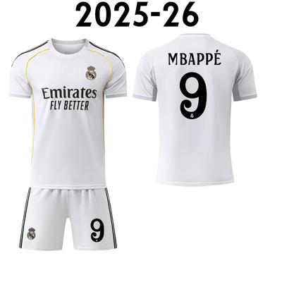 Camiseta de local del Real Madrid 2025-26 #5 Bellingham #7 Vinícius #9 Mbappé Camisetas de Fútbol