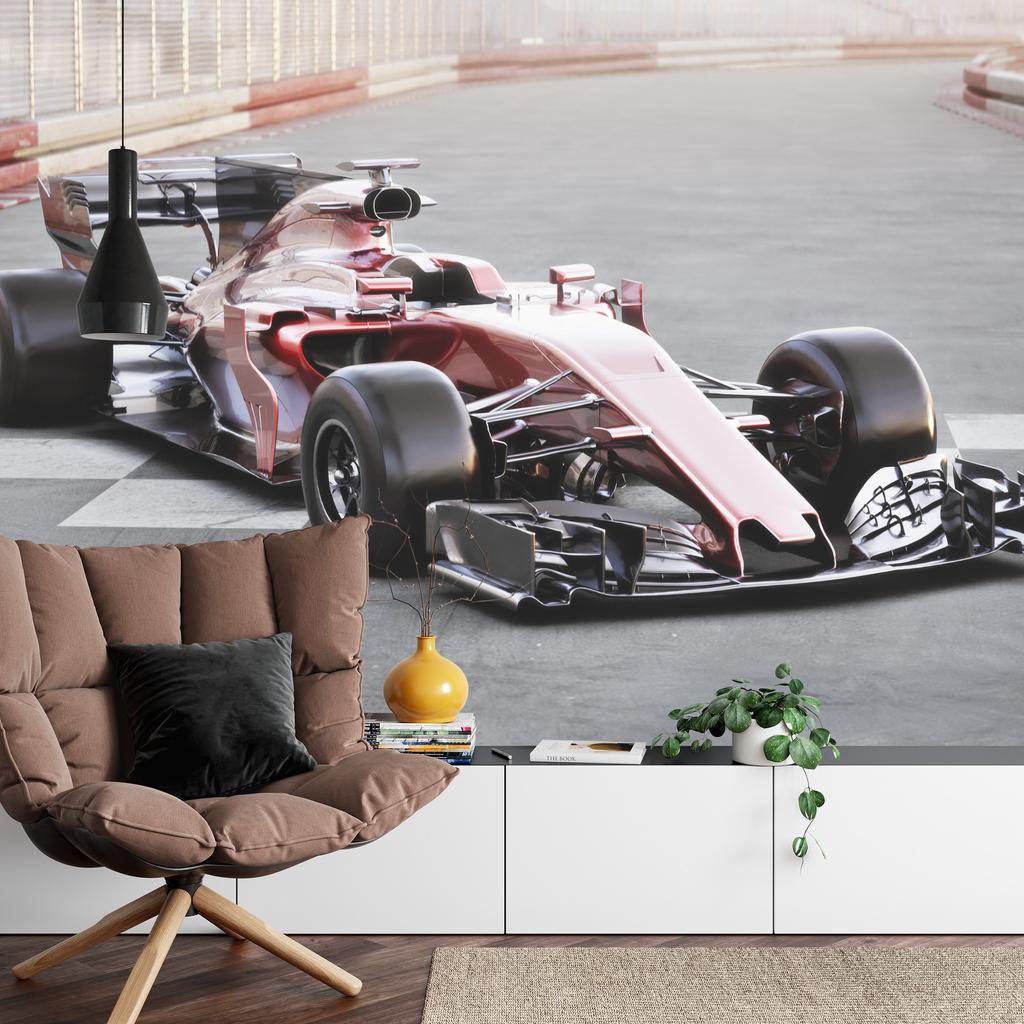 Photomural F1 Car On The Starting Line Non-Woven 90x60