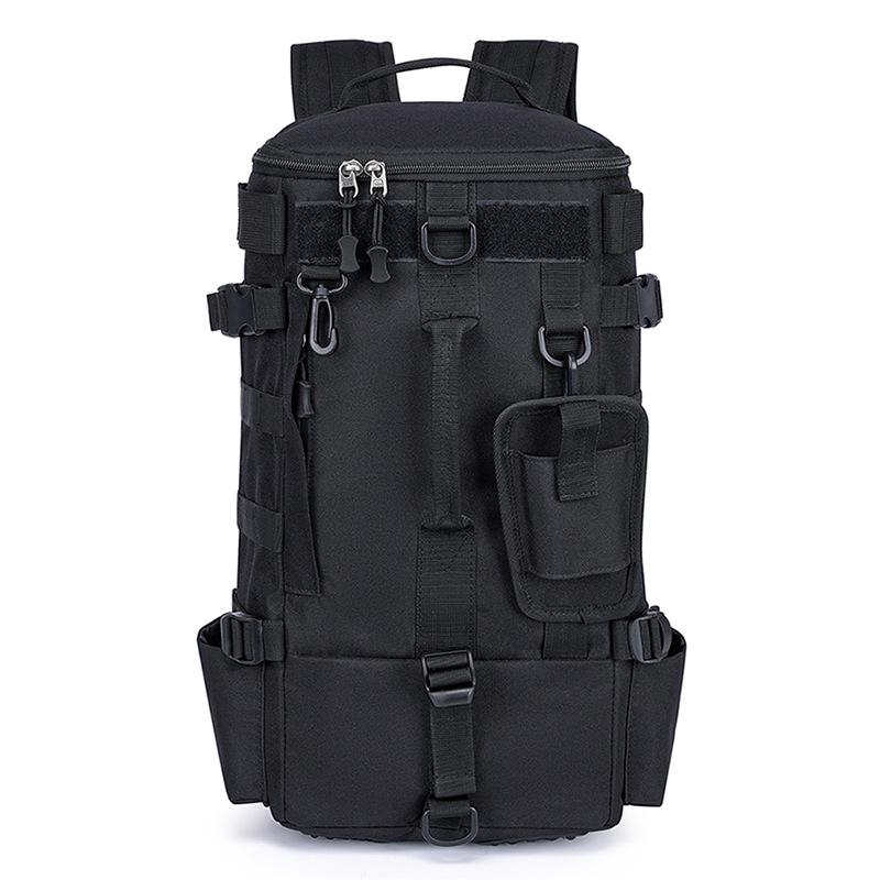 Outdoor Fishing Backpack with Rod Holder - Large Capacity Double Shoulder Lure Bag