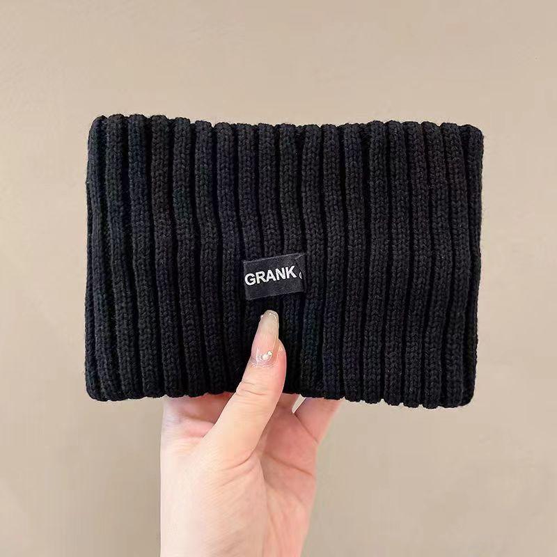 1Pcs Female Punk Elastic Headwear Women Winter Wide Headband Solid Color Knitted Warm Headwrap Sports Hair Bands Accessories