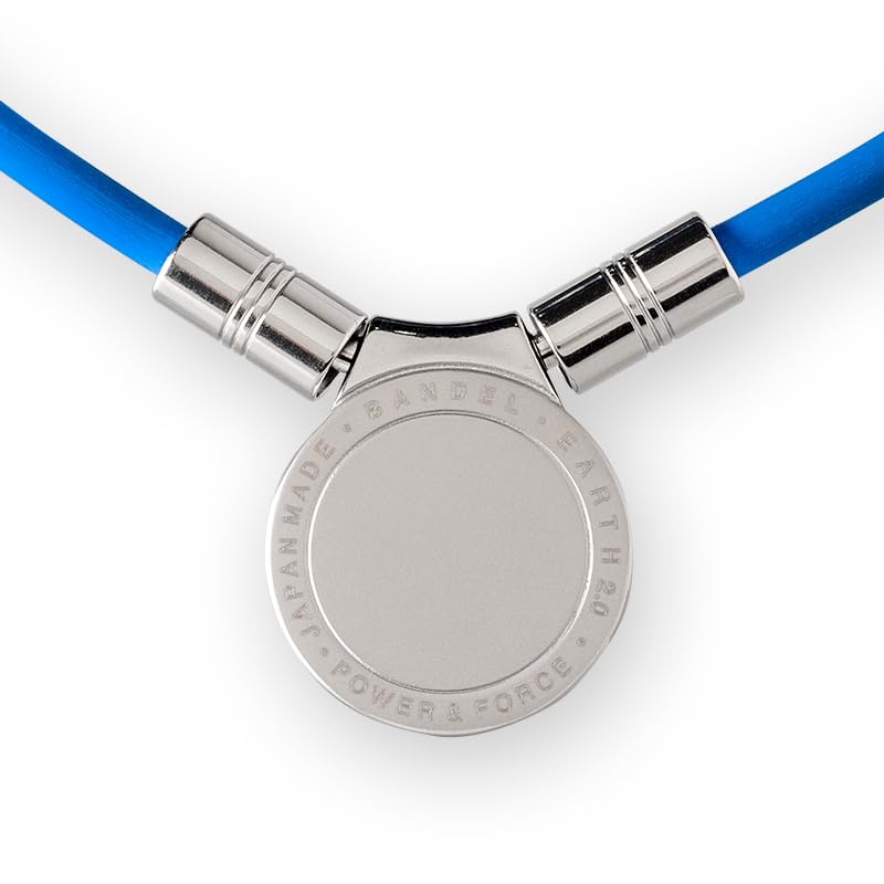 BANDEL Healthcare Necklace Earth mini x 2.0 (Blue Silver, 52cm)