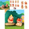 Entzückende Capybara Figur Harz Blind Box Desktop Deko Cartoon Stil