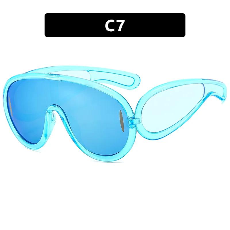 New Summer Women Vintage Sunglasses Y2K Fashion Oval Sun Glasses UV400 Protection Street Style Eyewear