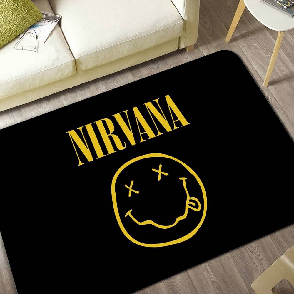 N-Nirvana Rock Band Kitchen Mat Cheaper Anti-slip Modern Living Room Balcony Printed Modern Home Decor
