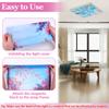 4 Pcs Fluorescent Light Covers For Ceiling Lights 2 X 2 Feet Magnetic Spring Summer Autumn Winter Reducing Harsh Glare Shade Pan
