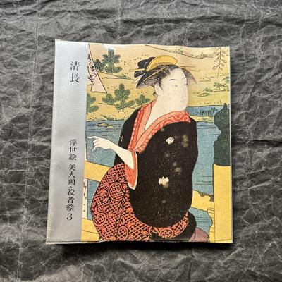 [USED] Kiyonaga Ukiyo-e Beautiful Woman Actor Picture 3