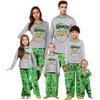 Parent-child Christmas Print Home Suit Long-sleeved Top And Pants