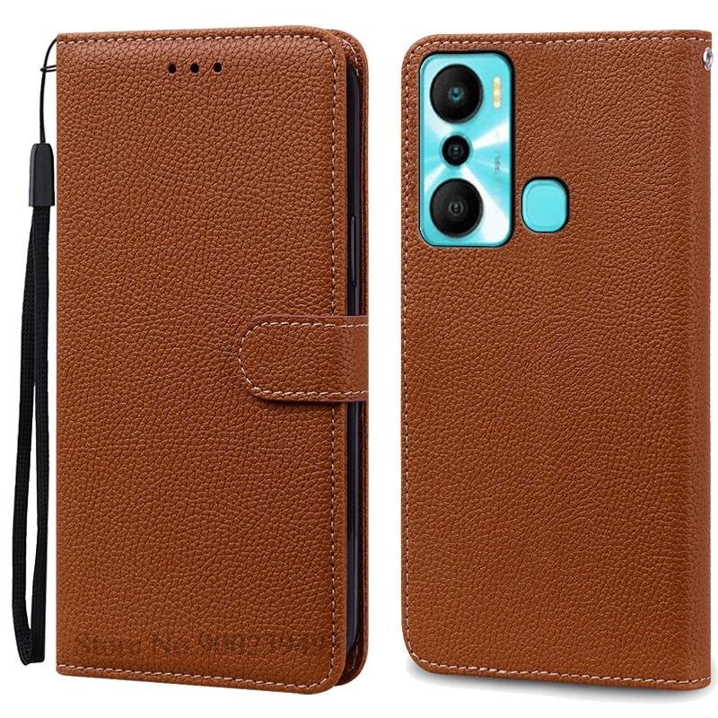 Hot 20i Case For Infinix Hot 20i Case Wallet Leather Flip Cover For Infinix Hot 20i Case X665C X665E Phone Cover Coque Fundas