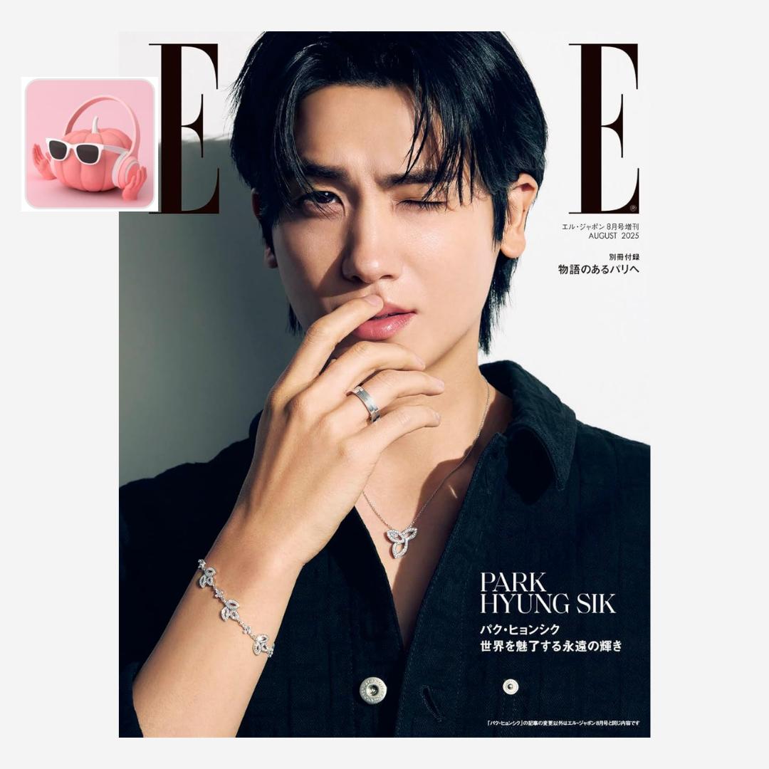 Обложка ELLE JAPON : ПАРК ХЁН ШИК Японский журнал