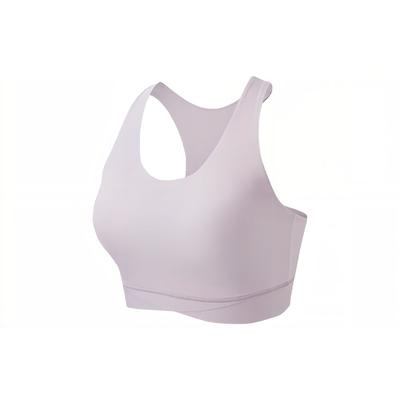 Solid Color Yoga Fitness Sports Bra Women Underwear Fog-Gray-Pink 962527131-3