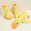 Squeaky Duck Toy Dogs - Realistic Sound Pet Chew Small 22cm / Medium 30cm Large 42cm Yellow