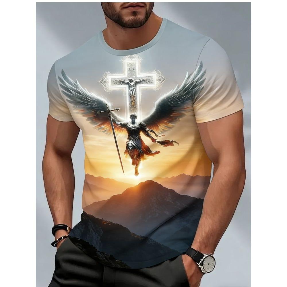 T-shirt Men's T-shirt with cross print